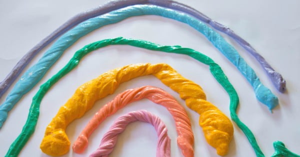 How to Make a Rainbow of Super Fluffy Slime #DIY #craft #toys